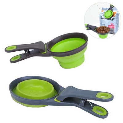 Multi-Function Collapsible Pet Scoop Bowls