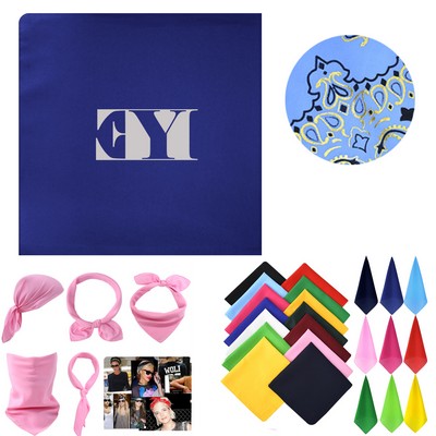 Custom Square Bandana Handkerchiefs
