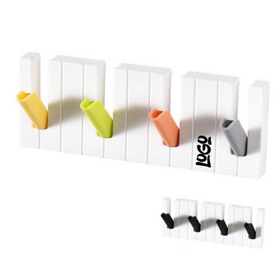 Piano Hook Folding Space Saving Coat Rack
