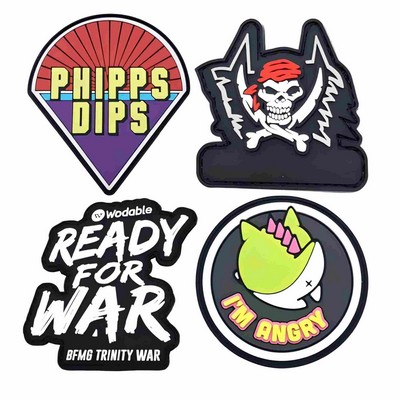 Custom 3D 2" PVC Patches