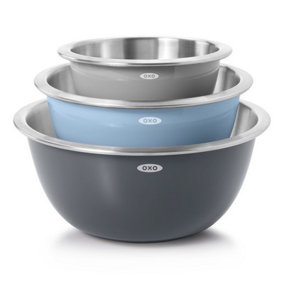 GG 3Pc SS Insulated Mixing Bowl Set