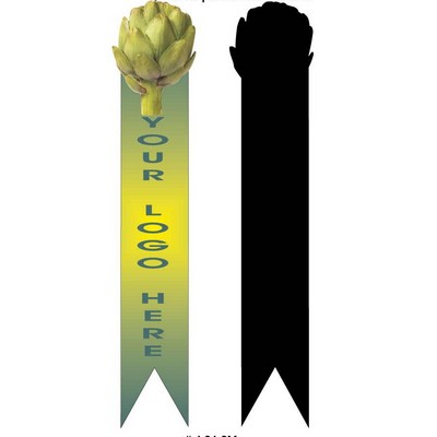 Artichoke Bookmark W/ Black Back