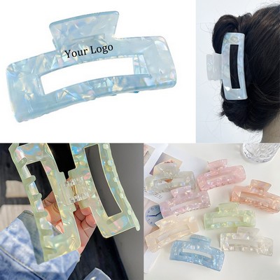 Rectangle Large Hair Claw Clip