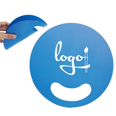 Round Handleless Pp Advertising - Hand Fan
