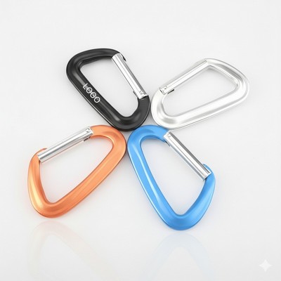D Shaped Screw Lock Carabiner Aluminum Alloy Climbing Hook Outdoor Mountaineering Connector