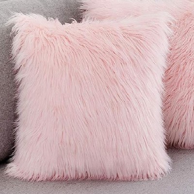 Plush throw pillow
