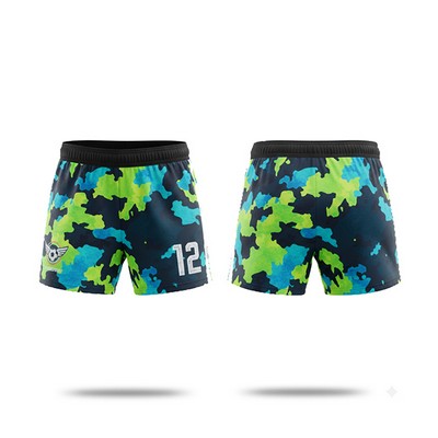 Women's Sublimation Soccer Shorts - 180G Spandex Interlock