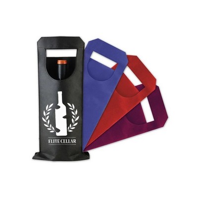 6"W x 16.5"H Single Bottle Wine Bag