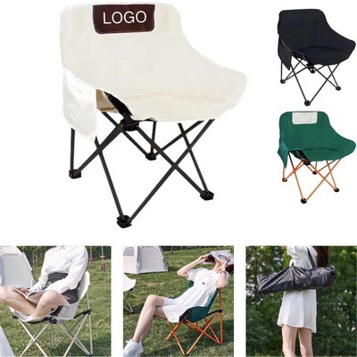 Foldable Camping Chair with Backrest