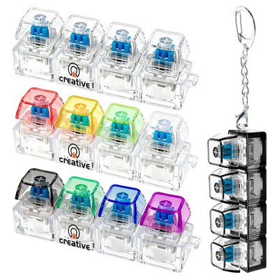Keyboard Fidget Toy Keychain