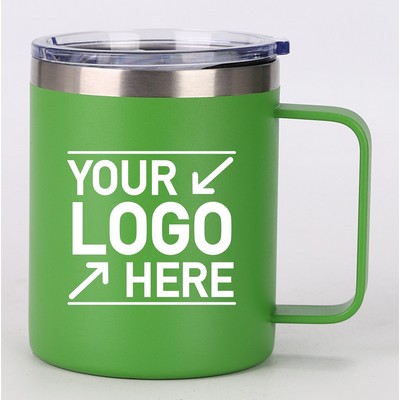 12oz Stainless Steel Mug with Handle