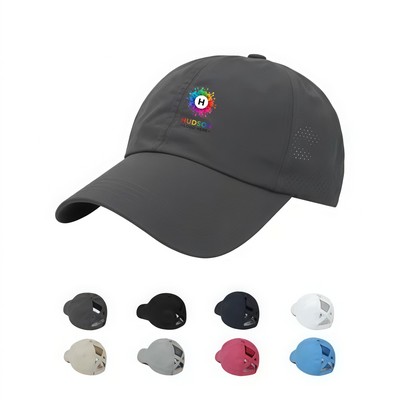 Women Criss Cross Ponytail Baseball Cap