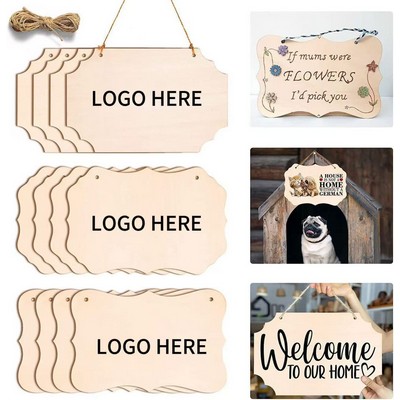 DIY Wooden Hanging Tag