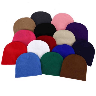 Beanie For Women Men Ultra Soft Knit Cuffed Skull Cap Fashion Style Hipster Lightweight Daily Hat