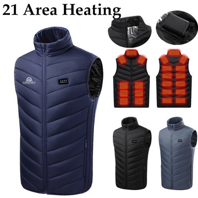 21 Area Rechargeable Winter Heated Vest