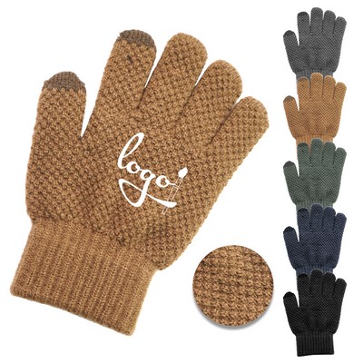 Acrylic Knit Winter Gloves