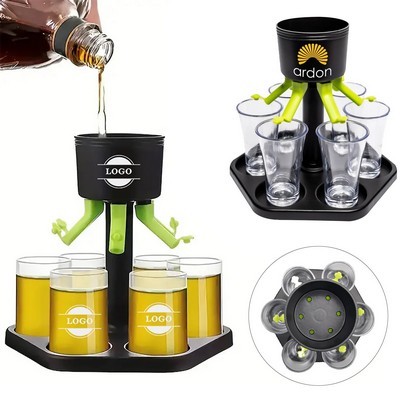 Hexagonal Fair Alcohol Dispenser