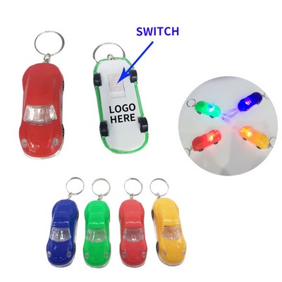 ABS LED Race Car Keychain