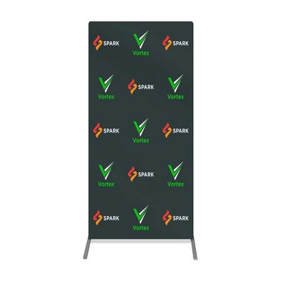 4' x 6.5' Economy Step and Repeat Banner Stand Package