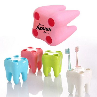 Tooth Shaped Toothbrush Holder