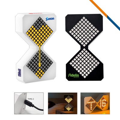 GrainFlip Hourglass Desk Night Light