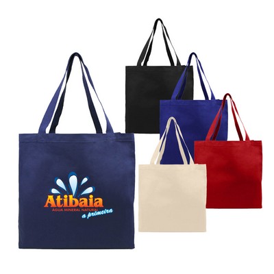 11 Oz. Cotton Canvas Large Heavy Shopping Tote Bag