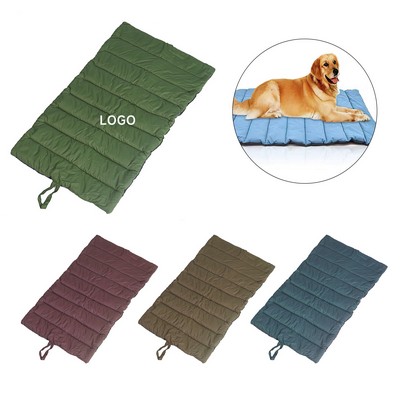 Indoor Outdoor Dog Bed Pet Travel Roll-Up Mat
