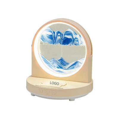 Quicksand Art Lamp Humidifier 3in1 Multi-Function Wireless Mist Humidifier USB Rechargeable