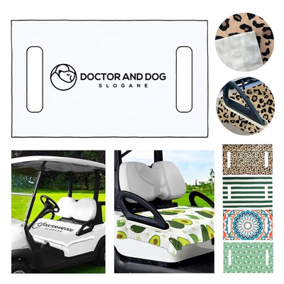Custom Microfiber Golf Cart Seat Cover Towel