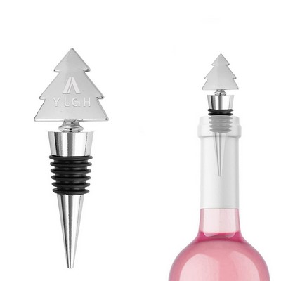Tree Shaped Metal Wine Stopper