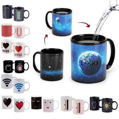 12oz Heat Changing Coffee Mug