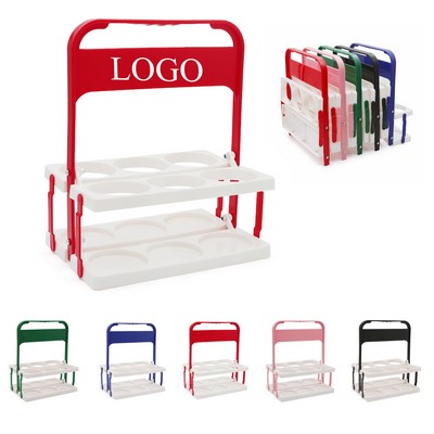 Foldable Drink Carrier With Handle