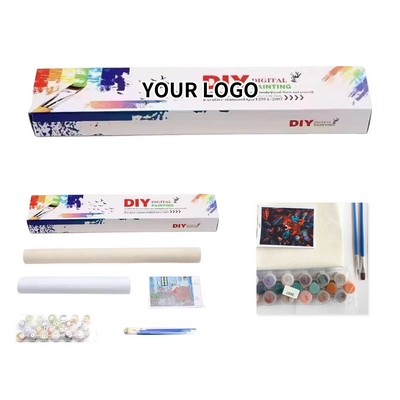 Canvas Painting By Number Art Kit