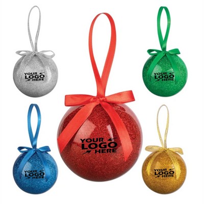 Glitter Ornament Hanging Balls