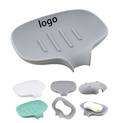 Self-Draining Silicone Soap Bar Holder (Anti-Slip, Easy to Clean, Customizable)