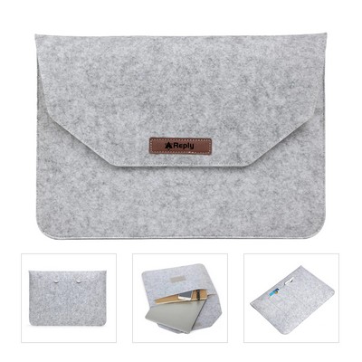 Felt Laptop Sleeve Case Document Bag