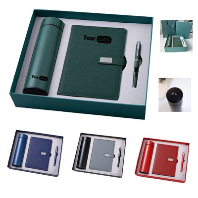 Insulated Cup Signature Pen and Notebook Gift Box Set