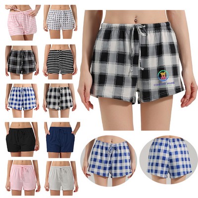 Women Pajama Shorts Comfy Lounge Bottom with Pockets