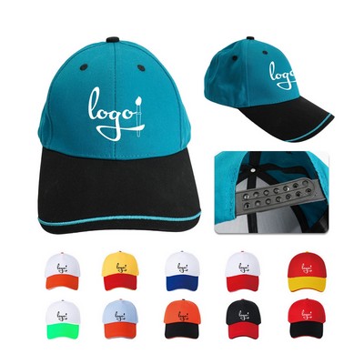 Custom Washed Cotton Baseball Cap With Embroidery