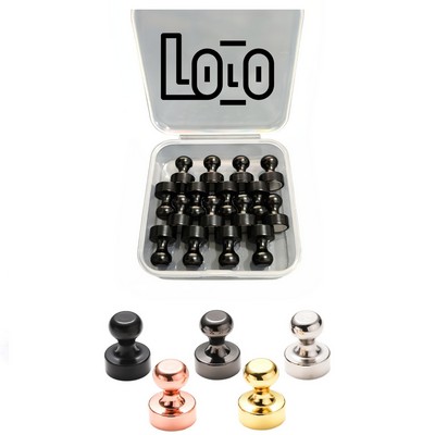 Magnetic Push Pin Set 16 Pack