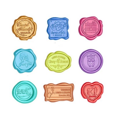 Custom Wax Seal Stickers with Logo Personalized Self-Adhesive Wax Labels Elegant Envelope Seal