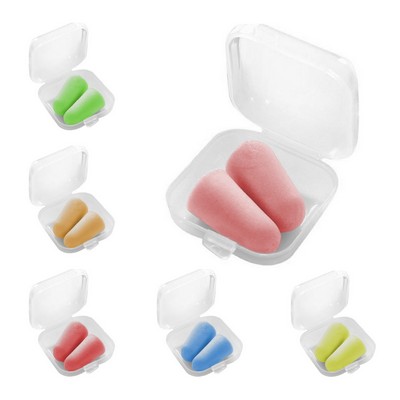 Soft Soundproof Earplugs In Case