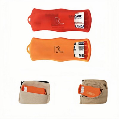 3.1" Portable Compact Pp Plastic Bandage Storage Case