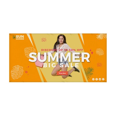 8'x20' Pop Up Fabric Foldable Display