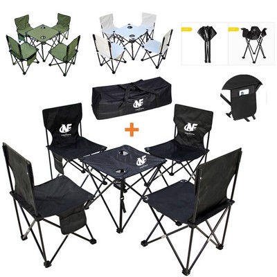 Camping Table And Chairs Set