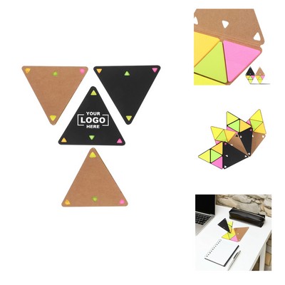Triangle Desk Sticky Note Organizer