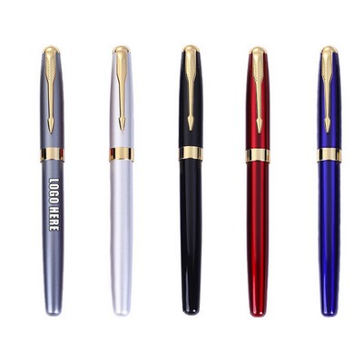 Business Signature Metal Fountain Pen