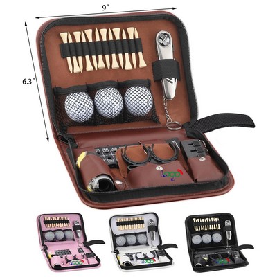 Golf Accessories Set with Hi-End Case