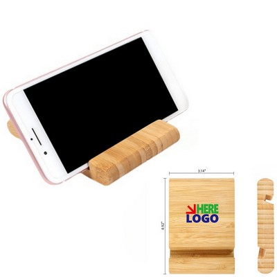 Bamboo Cell Phone Stand