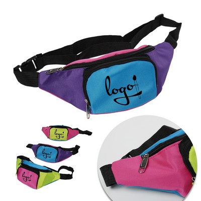 Colorful Outdoor Sports Oxford Waist Bag
